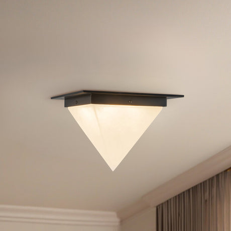 Alora Mineral 9-in (11-in Width) Flush Mount