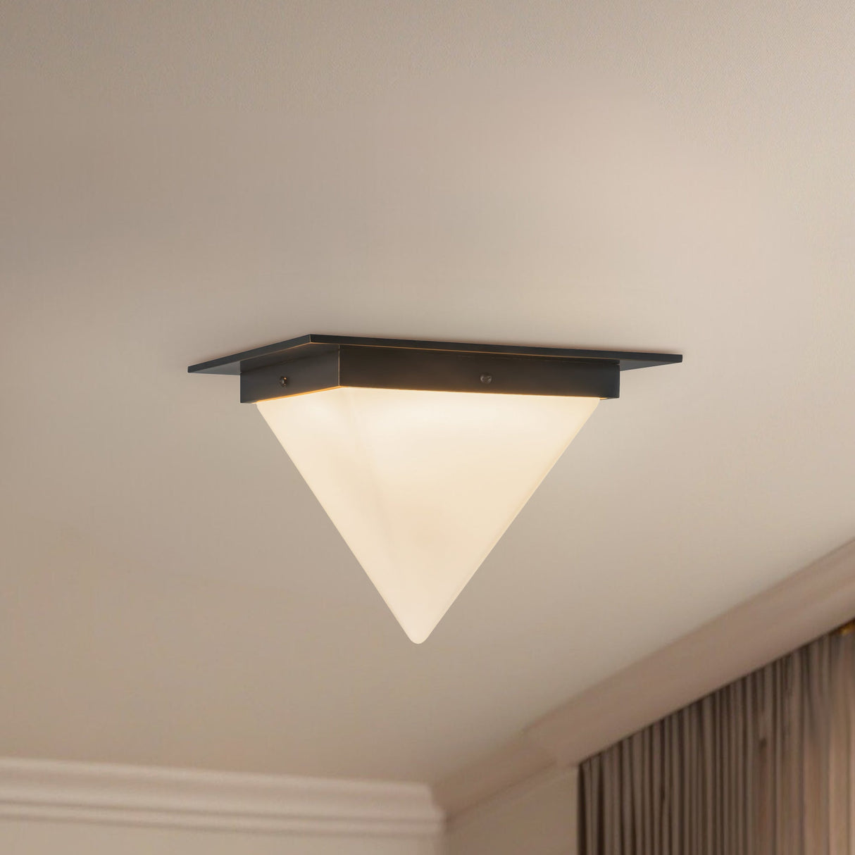 Alora Mineral 9-in (11-in Width) Flush Mount