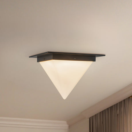 Alora Mineral 9-in (11-in Width) Flush Mount