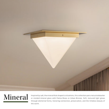Alora Mineral 9-in (11-in Width) Flush Mount