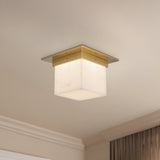 Alora Mineral 5-in (8-in Width) Flush Mount