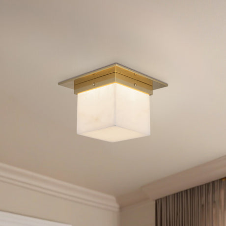 Alora Mineral 5-in (8-in Width) Flush Mount