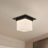 Alora Mineral 5-in (8-in Width) Flush Mount