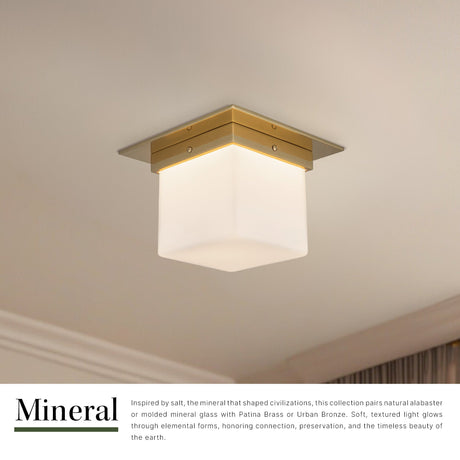 Alora Mineral 5-in (8-in Width) Flush Mount