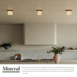Alora Mineral 5-in (11-in Width) Flush Mount