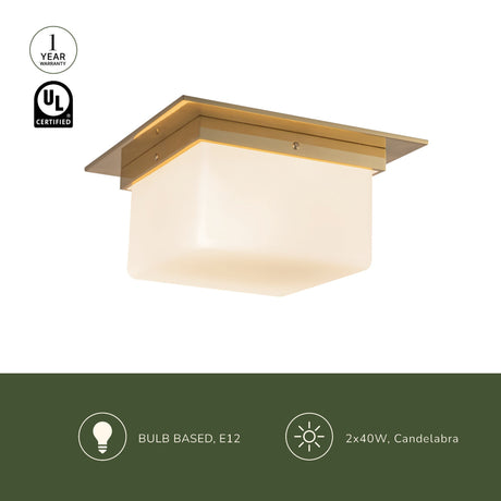 Alora Mineral 5-in (11-in Width) Flush Mount