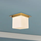 Alora Mineral 8-in (11-in Width) Flush Mount