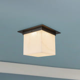 Alora Mineral 8-in (11-in Width) Flush Mount