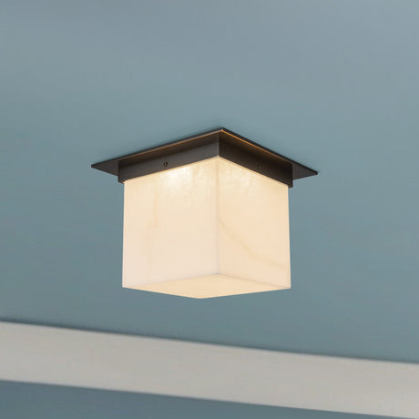 Alora Mineral 8-in (11-in Width) Flush Mount