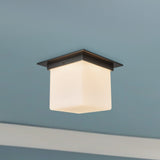 Alora Mineral 8-in (11-in Width) Flush Mount
