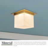 Alora Mineral 8-in (11-in Width) Flush Mount