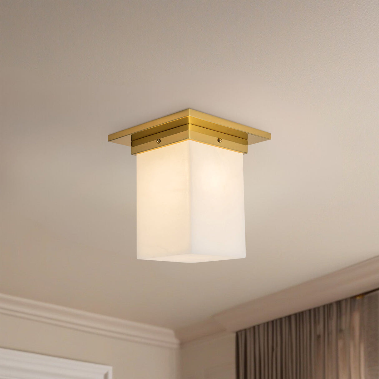 Alora Mineral 8-in (8-in Width) Flush Mount
