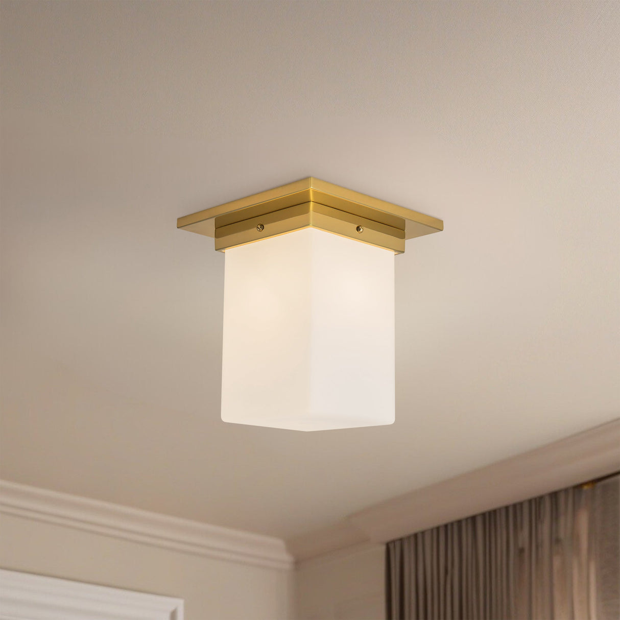 Alora Mineral 8-in (8-in Width) Flush Mount