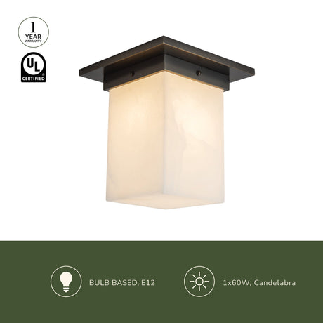 Alora Mineral 8-in (8-in Width) Flush Mount