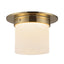 Alora Mineral 5-in (8-in Dia.) Flush Mount