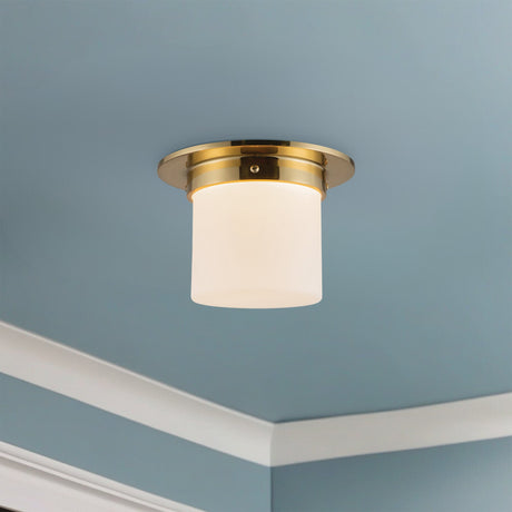 Alora Mineral 5-in (8-in Dia.) Flush Mount