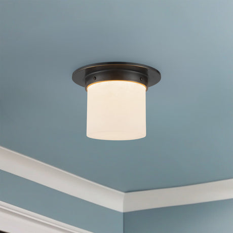 Alora Mineral 5-in (8-in Dia.) Flush Mount