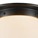 Alora Mineral 5-in (8-in Dia.) Flush Mount