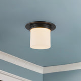 Alora Mineral 5-in (8-in Dia.) Flush Mount