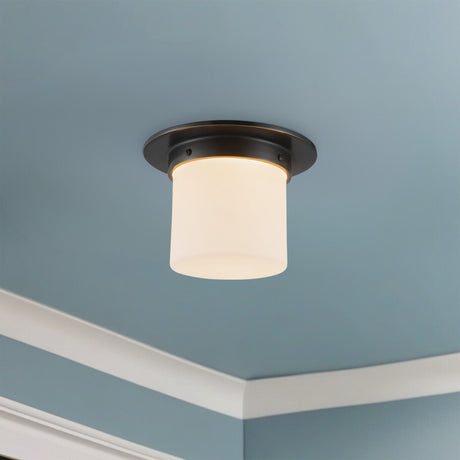 Alora Mineral 5-in (8-in Dia.) Flush Mount