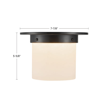 Alora Mineral 5-in (8-in Dia.) Flush Mount