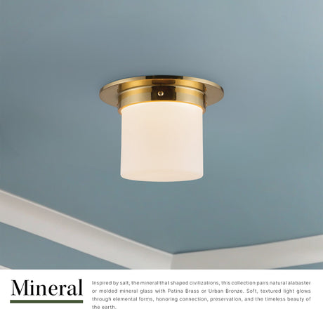 Alora Mineral 5-in (8-in Dia.) Flush Mount