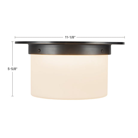 Alora Mineral 5-in (11-in Dia.) Flush Mount