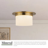Alora Mineral 5-in (11-in Dia.) Flush Mount