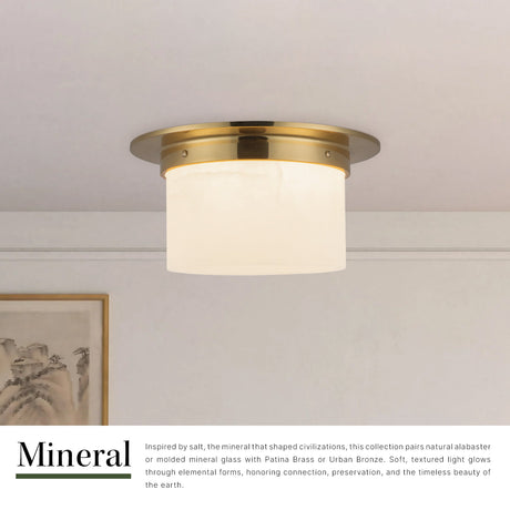 Alora Mineral 5-in (11-in Dia.) Flush Mount