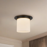 Alora Mineral 8-in (11-in Dia.) Flush Mount