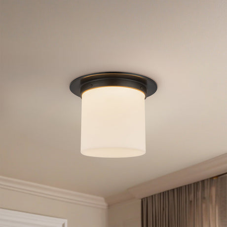 Alora Mineral 8-in (11-in Dia.) Flush Mount