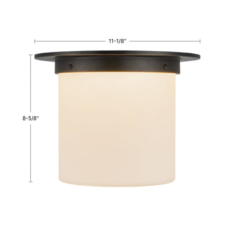Alora Mineral 8-in (11-in Dia.) Flush Mount