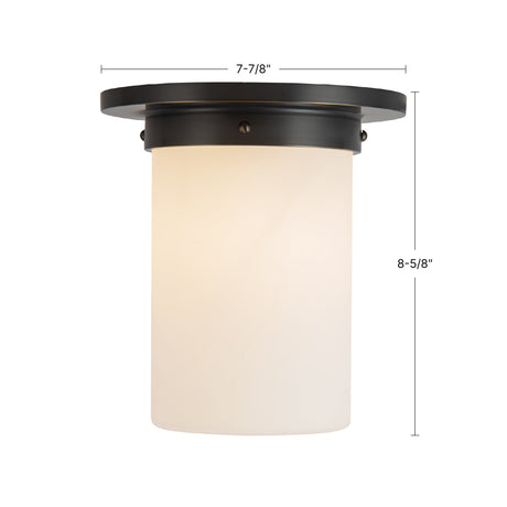 Alora Mineral 8-in (8-in Dia.) Flush Mount