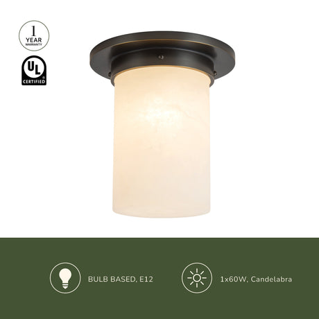 Alora Mineral 8-in (8-in Dia.) Flush Mount