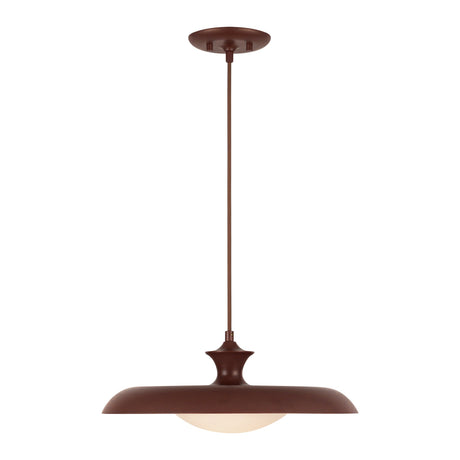 Alora Mood Minori 15-inch pendant in Burgundy, front view