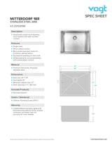 MITTERDORF 18R - 25"x19"x12" WITH STRAINER