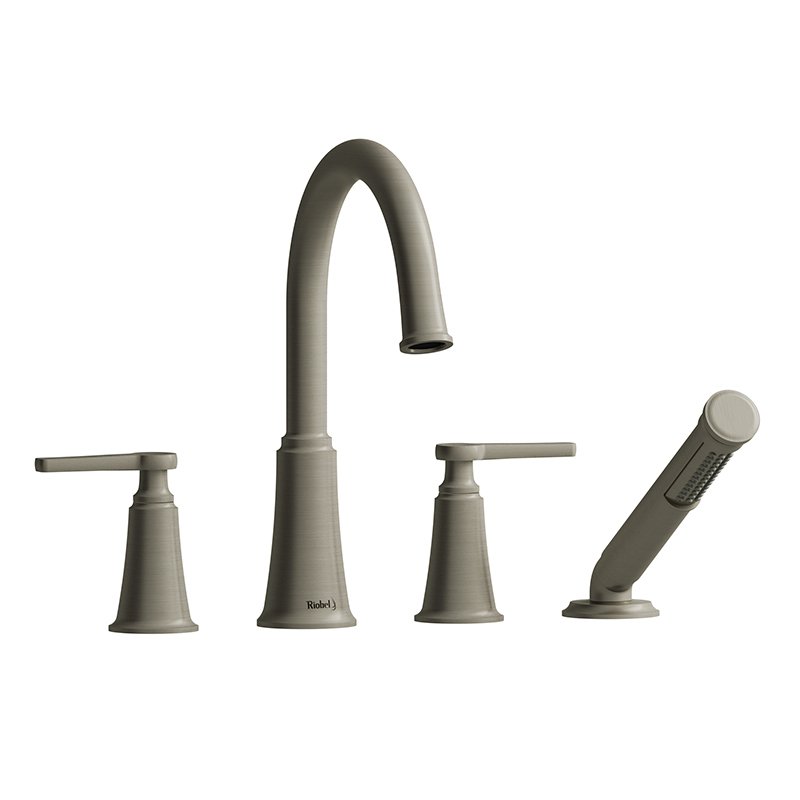 Momenti 4-piece Deck-mount Tub Filler With Hand Shower