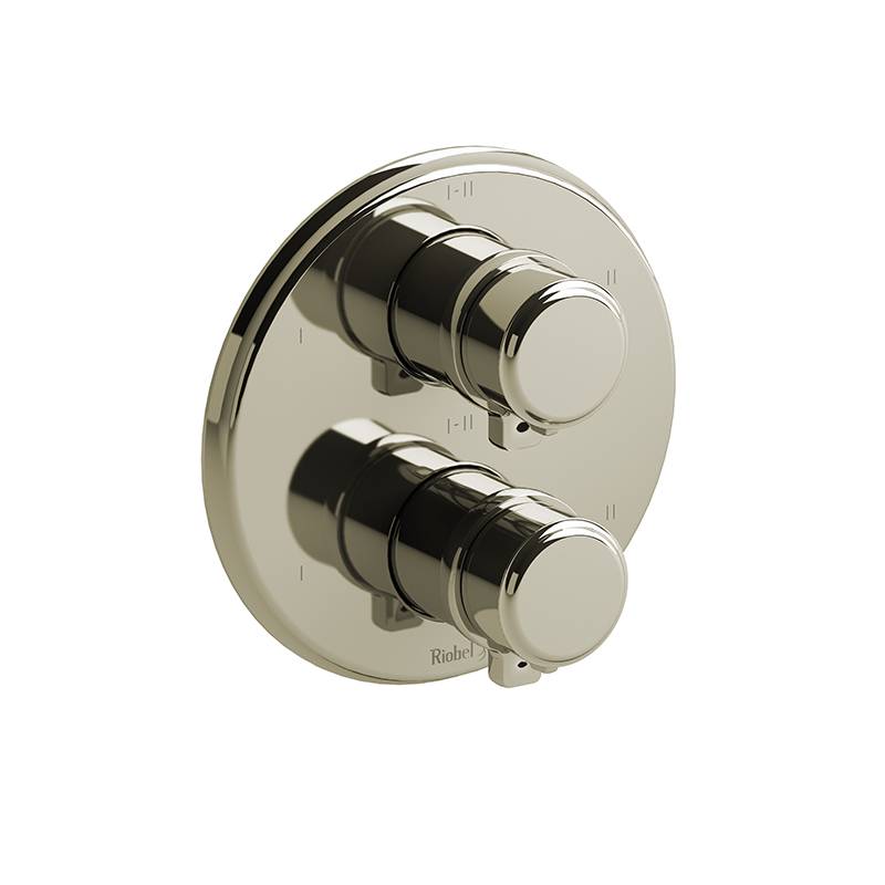 Momenti 4-way Type T/P (thermostatic/pressure balance) coaxial valve trim