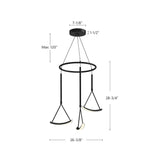 Kuzco Mobil 27-in Chandelier