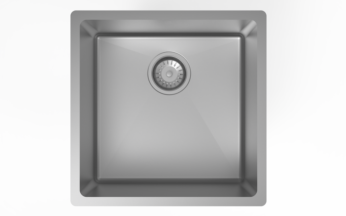 Platinum - Sonix 17" Bar Sink, Undermount, 16 Gauge, R15 (Inc. Roll Grid + Drain Cover)