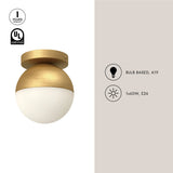 Kuzco Monae 6-in Flush Mount