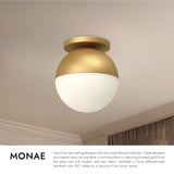 Kuzco Monae 10-in Flush Mount