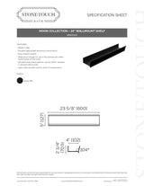 Moon Wallmount Shelf