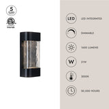 Kuzco Moondew 12-in Exterior Wall Sconce