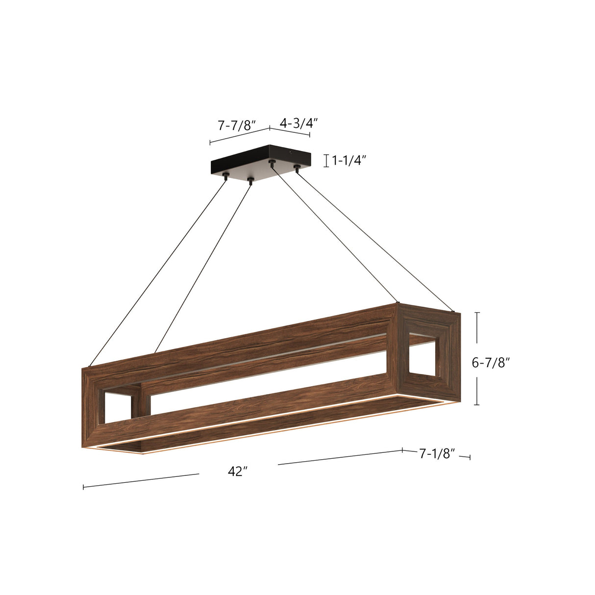 Kuzco Morina 42-in Linear Pendant