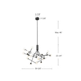 Kuzco Moto 39-in Chandelier