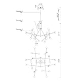 Kuzco Moto 39-in Chandelier