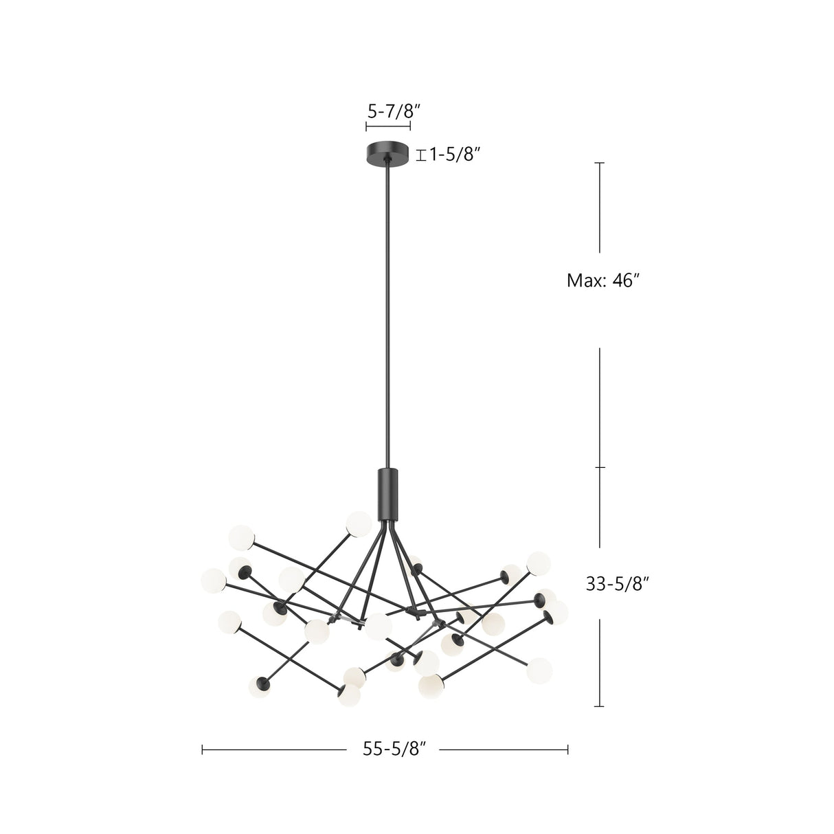 Kuzco Moto 56-in Chandelier