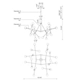 Kuzco Moto 56-in Chandelier