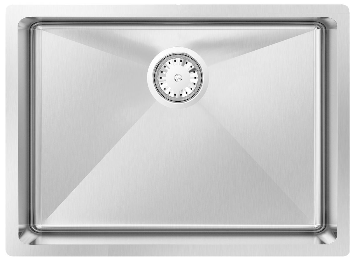 Montego 25" Single Sink, Undermount, 18 Gauge, R15, Single Box